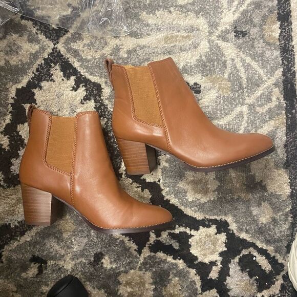 J. Crew Factory Rory leather heeled boots Item AR846* - Picture 13 of 13